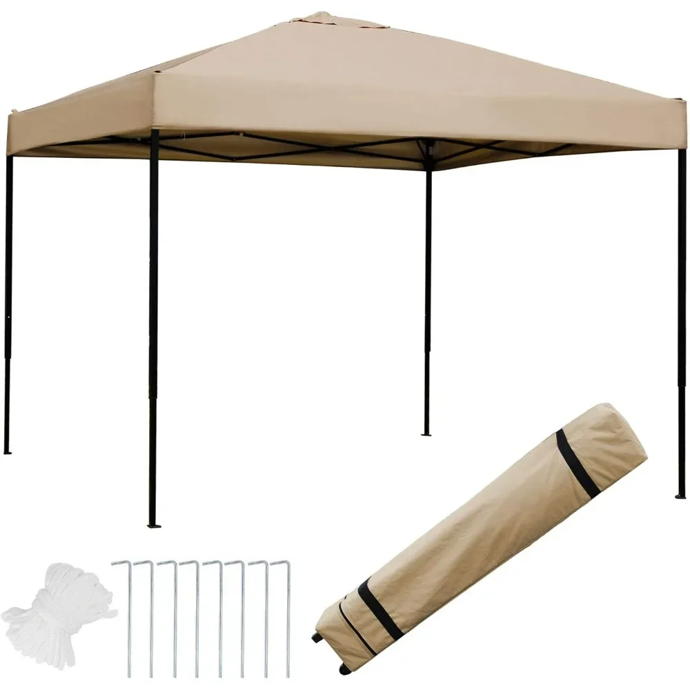 Outdoor Portable Pop-Up Canopy Tent with Roller Bag