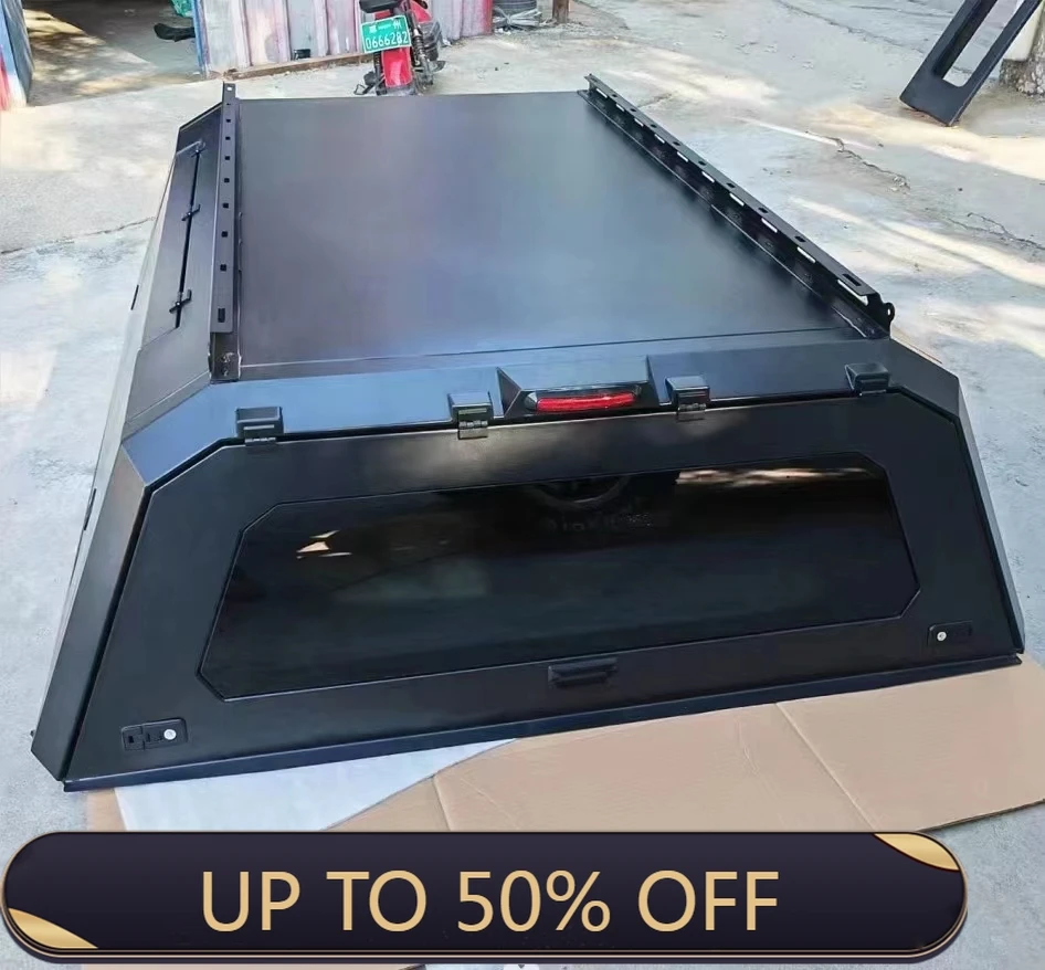 

Deren High QualitCover Tailored Size Pickup Truck Rear Top Canopy Easy to Install Anti-rust Steel Max for Ranger Hilux Dmax