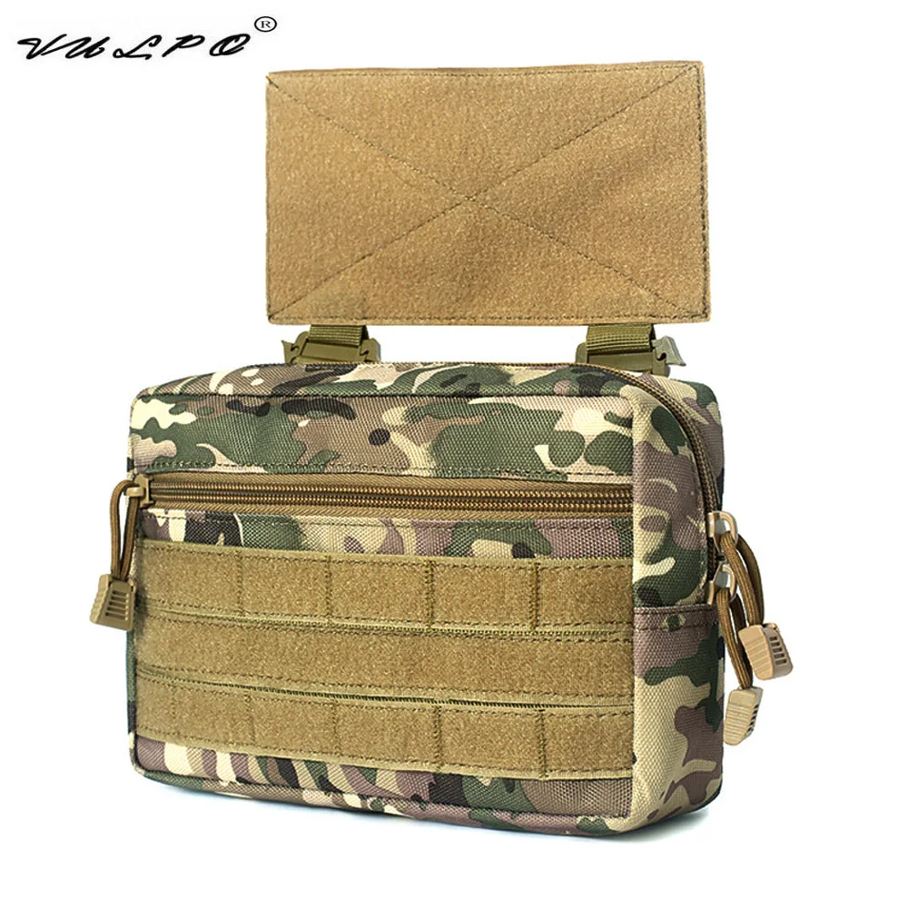 Tactical Sack Pouch Sub Abdominal Drop Down Belly Utility Bag For D3 Chest Rig MK3 Vest Hunting Vest Plate Carrier Storage Bag