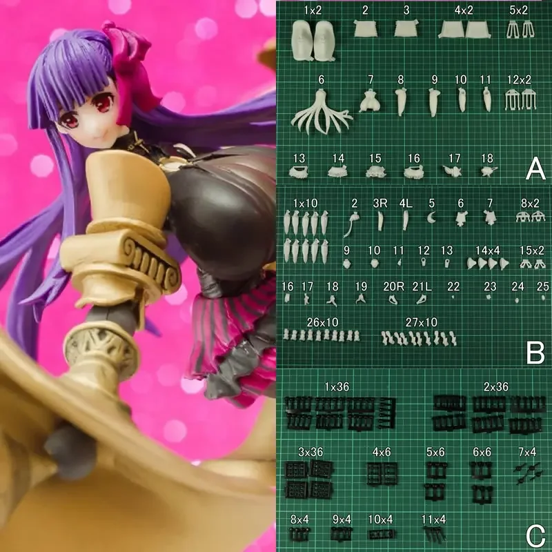 (En Stock) 1/12 Fate Passionlip sin pintar sin montar Diy figura Gk Kit de modelo blanco W_3060