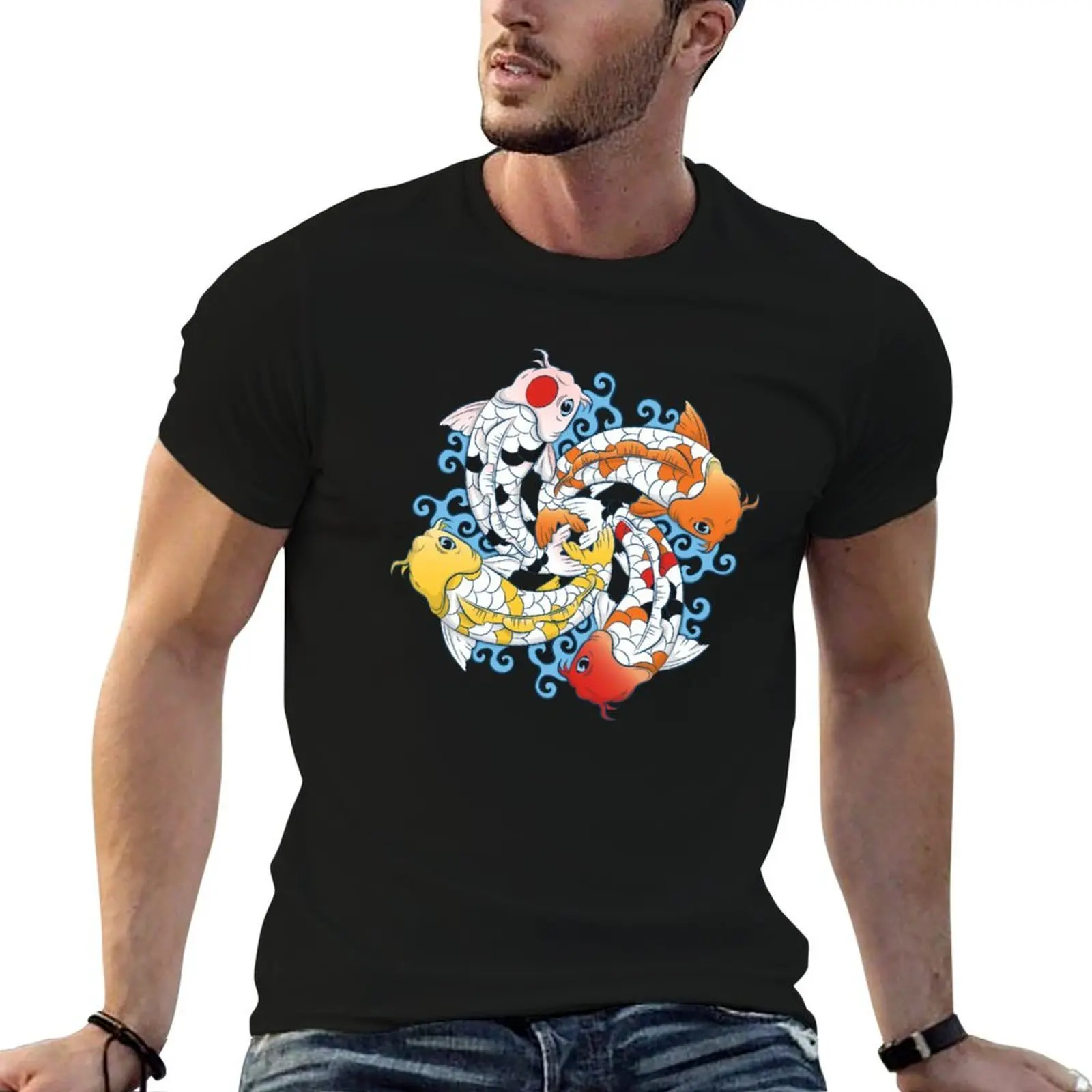 

Koi Dance T-Shirt graphic t shirts for man men t shirt cotton 100% man t shirt cotton T-shirt
