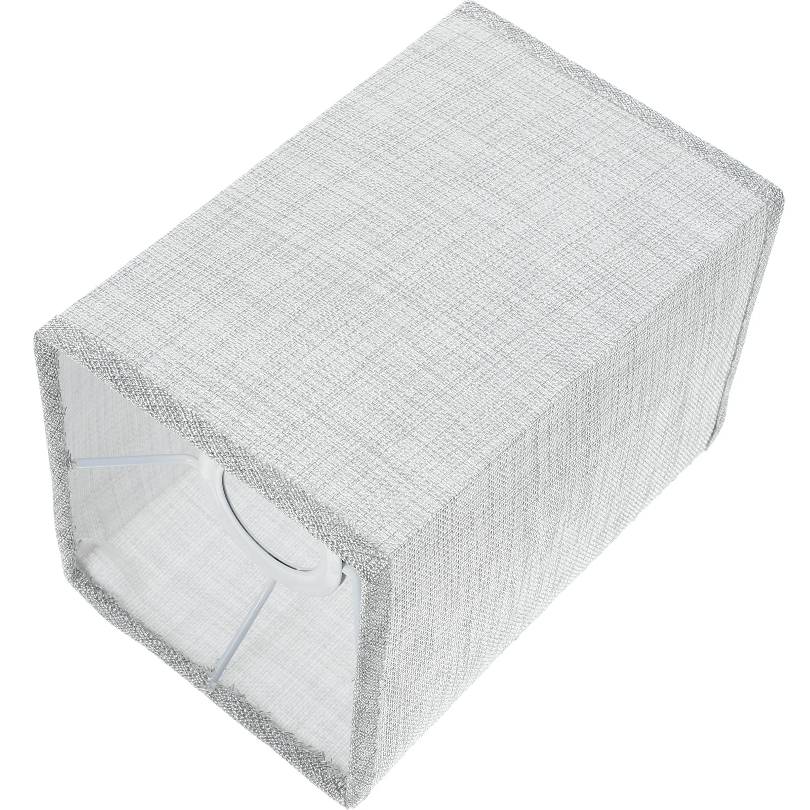 

Square Lampshade Linen Cloth Table Light Cover Fabric Shade for Bedroom Bedside Lamp Decor Diffuse Lighting Warm Atmosphere