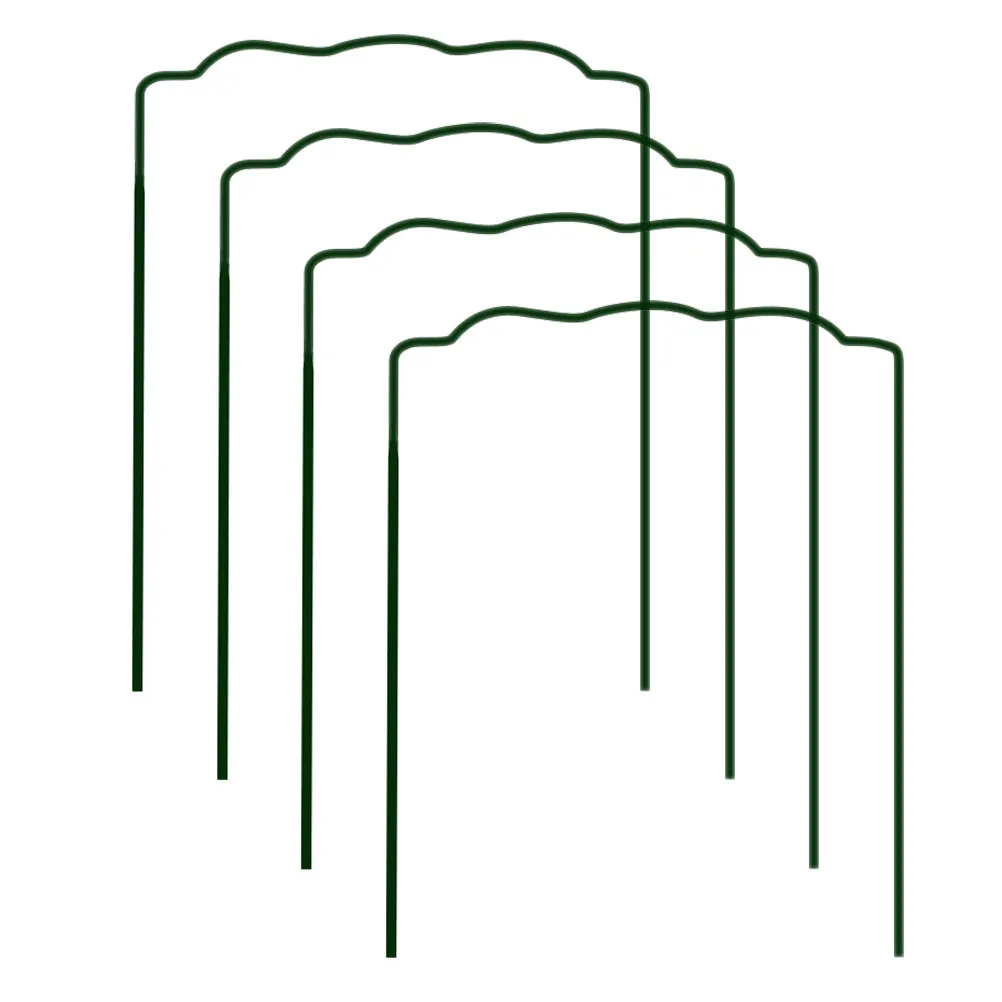 

Набор из 4 железных проволочных опор для растений, садовые колышки, держатели для стеблей цветов в горшках, каркас для поддержки цветов, опорная стойка для стеблей