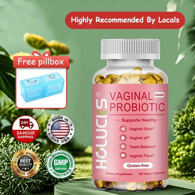

HOLUCKS Natural Feminine Probiotic, Support Intimate Health, Odor Control, Yeast Balance & Healthy Digestive Function for Women