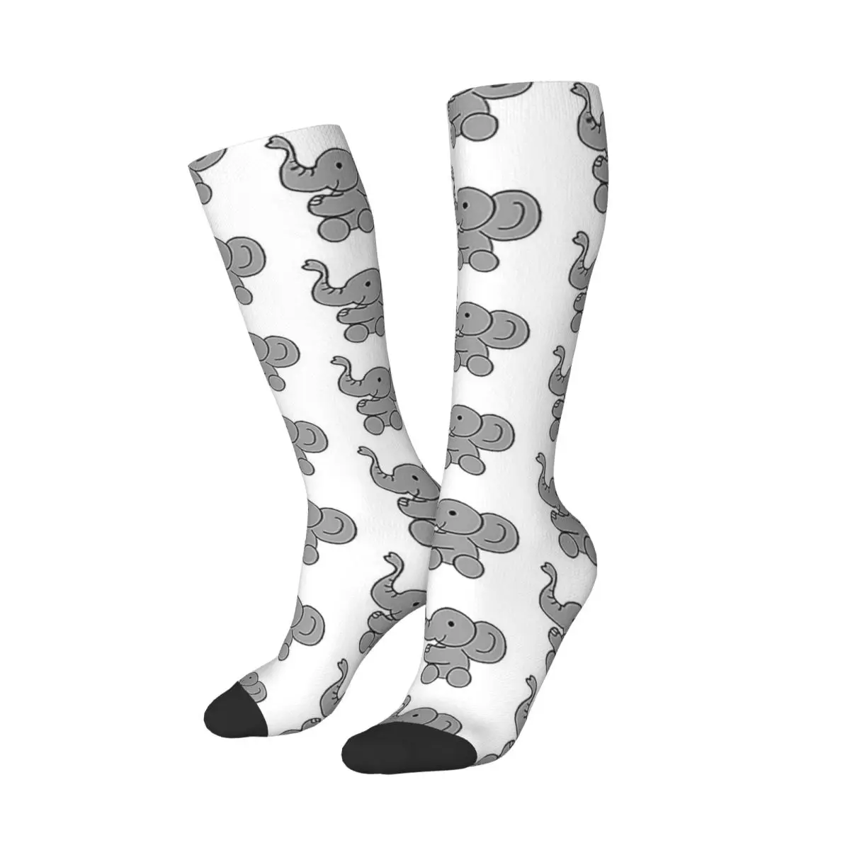 Elephant Socks Harajuku Super Soft Stockings All Season Long Socks Accessories for Man's Woman's Christmas Gifts