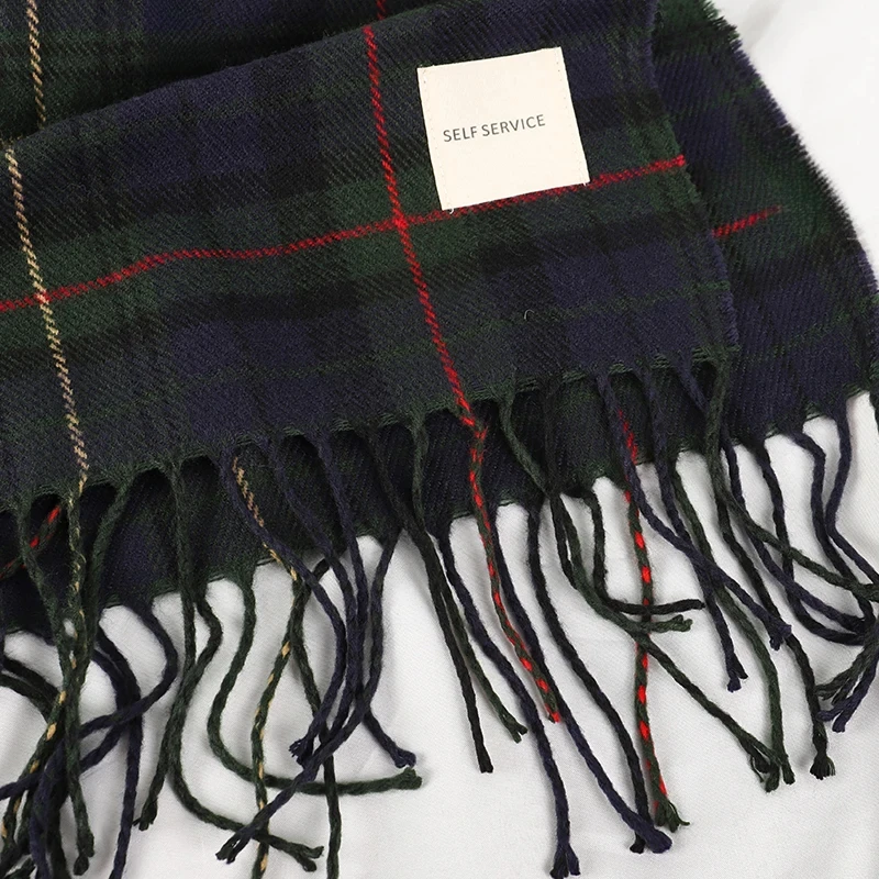 Koczuch zimowy w kratę, damski – Cashmere Scarf recenzja i cena