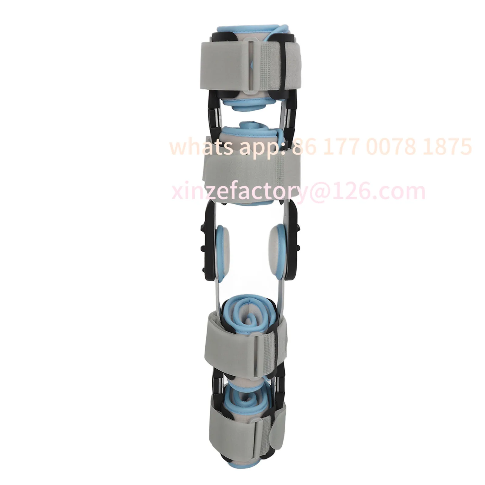 Customizable Post Op Knee Brace  Adjustable Bending Angle  Orthopedic Knee Brace Multifunction for  MCL and PCL Injury