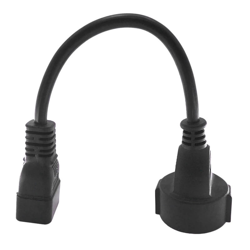 Power Extension Cord, C20 to Eu Product Word Three Horizontal Male to German Standard 4.8mm Female Power