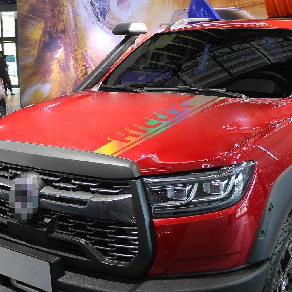 Pickup Hood Bonnet Vinyl Stickers For Toyota Hilux Vigo Revo Rocco Truck Cool Modified Decal Auto Tuning Exterior Decor Acceries
