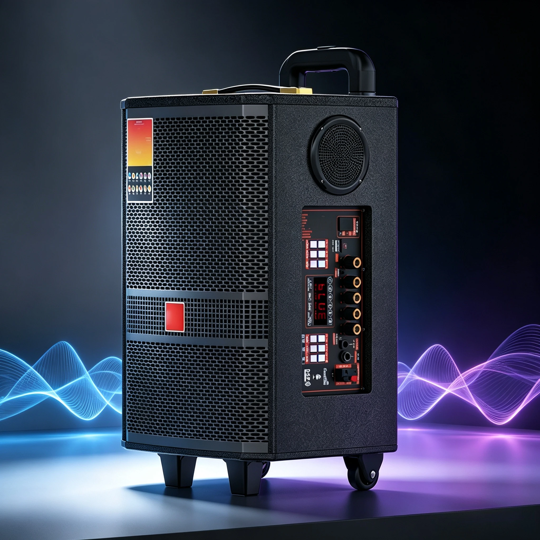 1000W 1000W High Power Portable Bluetooth Speaker Outdoor Karaoke Subwoofer Large Volume Home 220V Rechargeable Trolley Audio - Aliexpress Deal