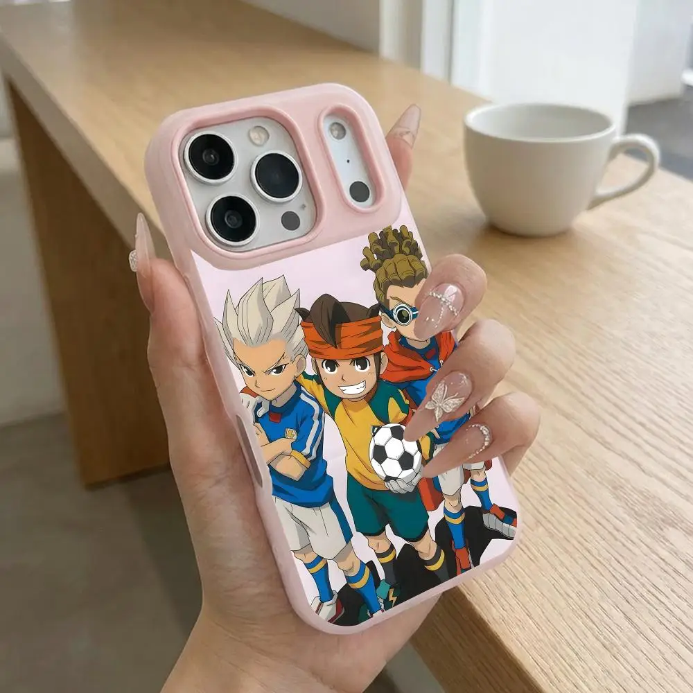 Inazuma Eleven Phone Case 2 in 1 Matte Case for iPhone 18 17 16 15 14 Pro Max Shockproof Slim Cover