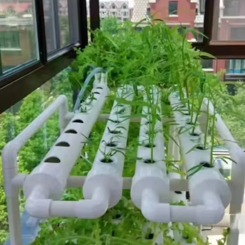 108 Holes 3 Layers 12 Tubes New Design NFT Hydroponics Planting Channel System Grow Kit with Pump and Automatic Irrigation