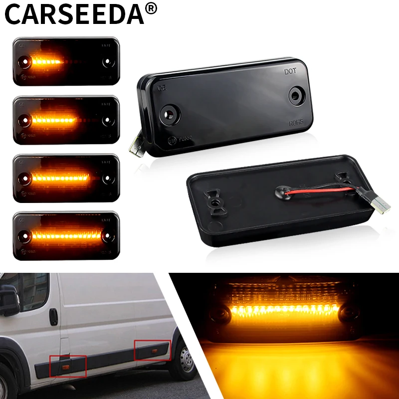 2pcs LED Side Marker Light lamp for RENAULT VOLVO FL/FE IRISBUS HEULIEZ DAF Fiat Ducato IVECO Daily Citroen Relay Peugeot Boxer