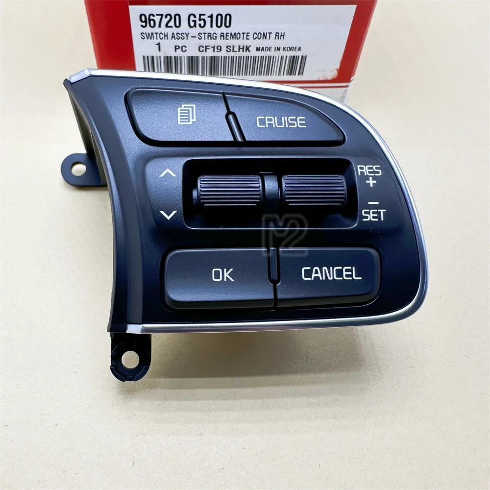 

Right Steering Wheel Cruise Control Switch Button For 16-23 Kia Niro 96720G5100