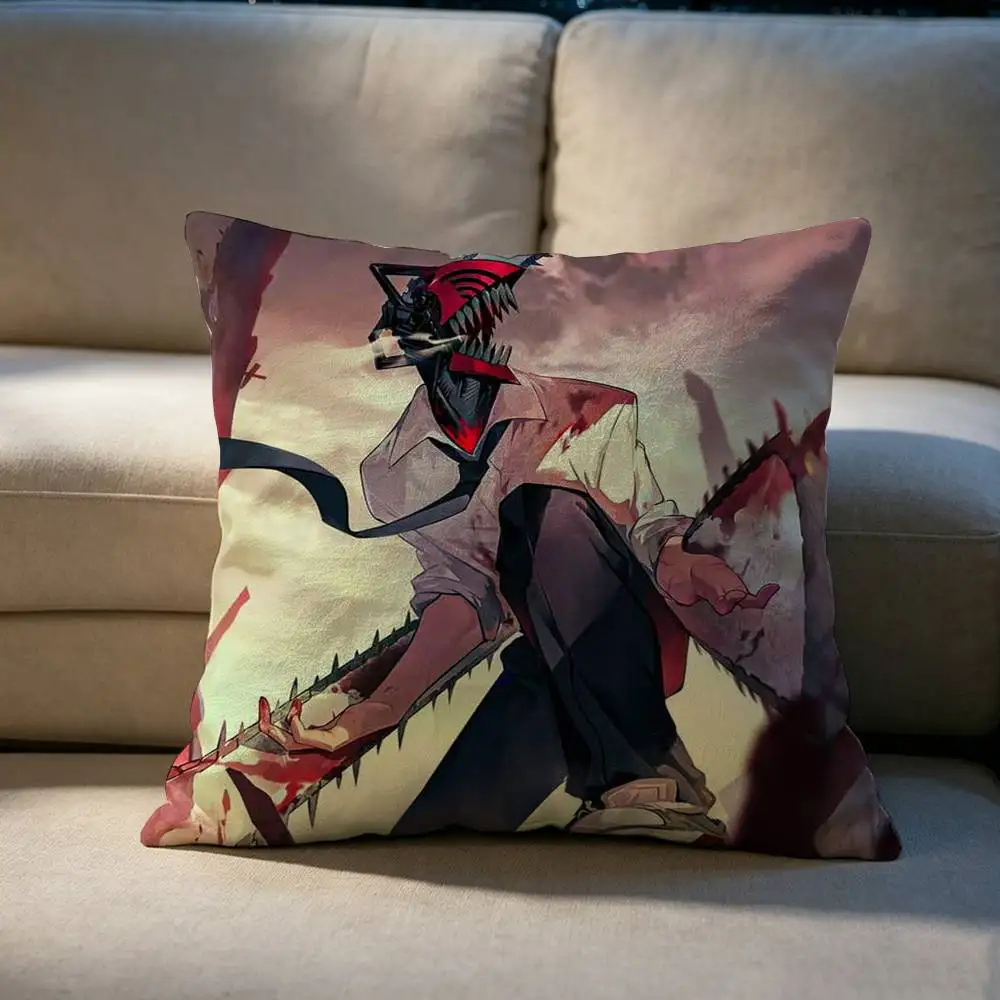 Anime C-Chainsaw Man  Pillow cover gift High definition digital printing,Surprise  vivid pattern Household.