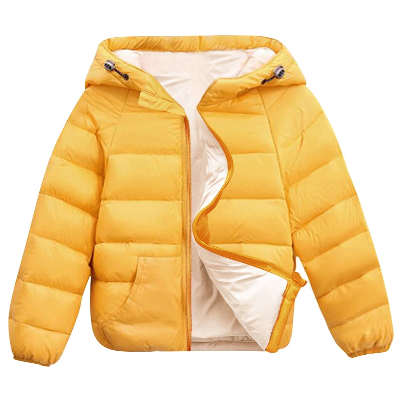 2023winter new products children\'s lightweight down jacket boys and girls candy color lightweight children\'s down jacket 2-8 ye