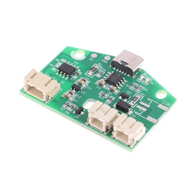 1 pz 3.7V tipo-C lampada da tavolo circuito di ricarica USB PCB bicolore dimmer continuo led touch piccola lampada da notte modulo di controllo