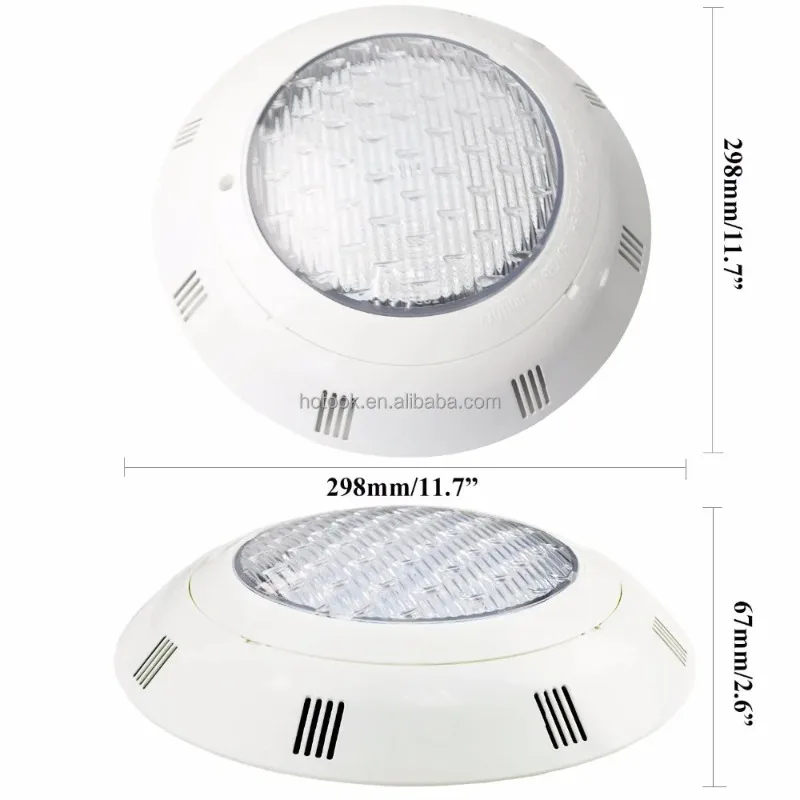 Luz subacuática montada en la pared para piscina LED RGB de 18W 24W 35W para piscina creciente