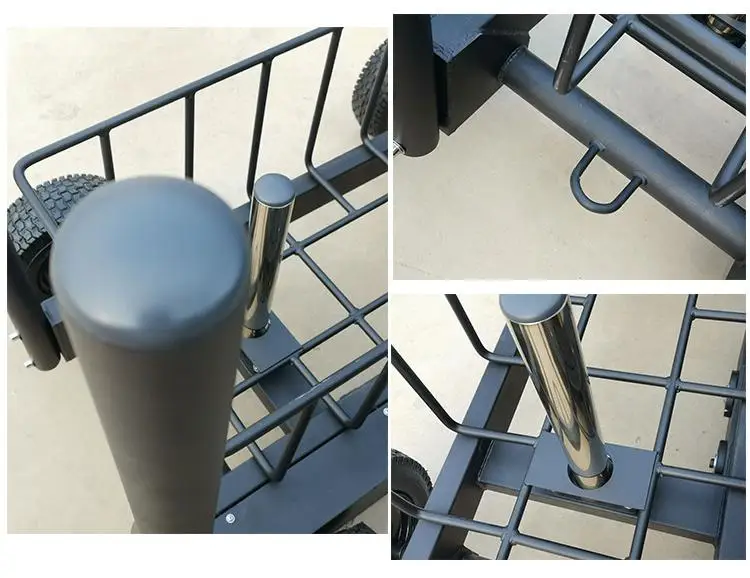 

Heavy Duty Weight Plate Sled Gym Equipment Fitness Pull And Push Power Training Sled