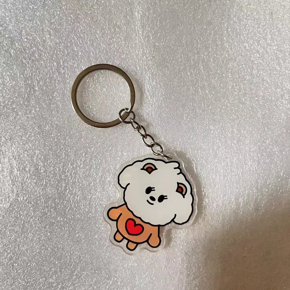 K-Pop Cartoon Character Keychain, pingente Keyring, charme, pingente, mochila Acessórios, desenhos animados, SOOBIN, YEONJUN, BEOMGYU, TAEHYUN HUENINGKAI