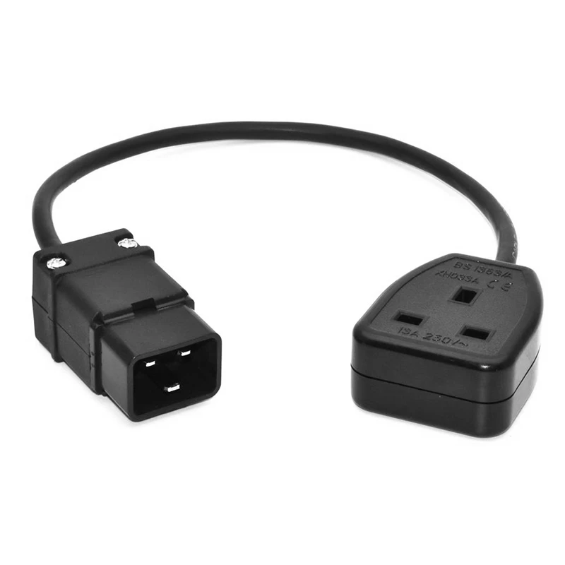 Power Cord, C20 to Uk Product Word Three Horizontal Power Cord