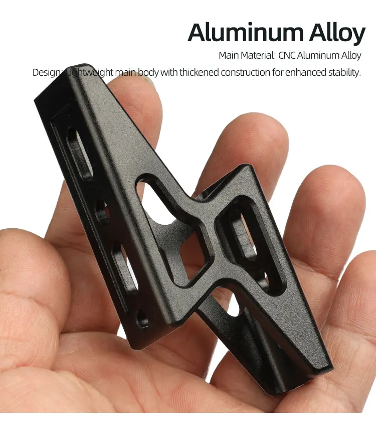 AXI Faltrad-Vordertasche Erhöhter Sockel Aluminiumlegierung Vorderradträger-Adapter Erhöhung für Dahon Brompton Faltrad – Detail 9