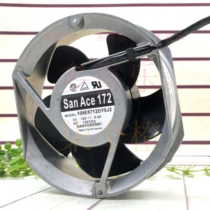 

ZMZM для SANYO 109E5712DY5J2 12 В 2,3 А 17 см промышленный вентилятор охлаждения с большим объемом воздуха 17251