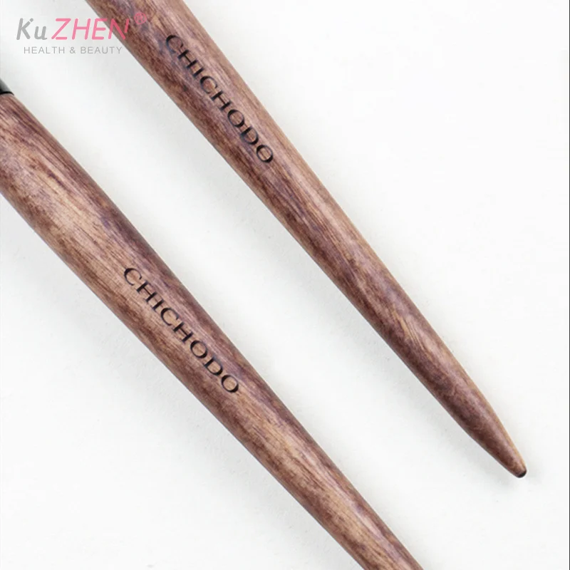 ProGoat ヘアフェイスメイクアップハイライターブレンドソフト合成ブラシロングハンドルブラッシュブラシコンシーラーブラシ美容メイクツール