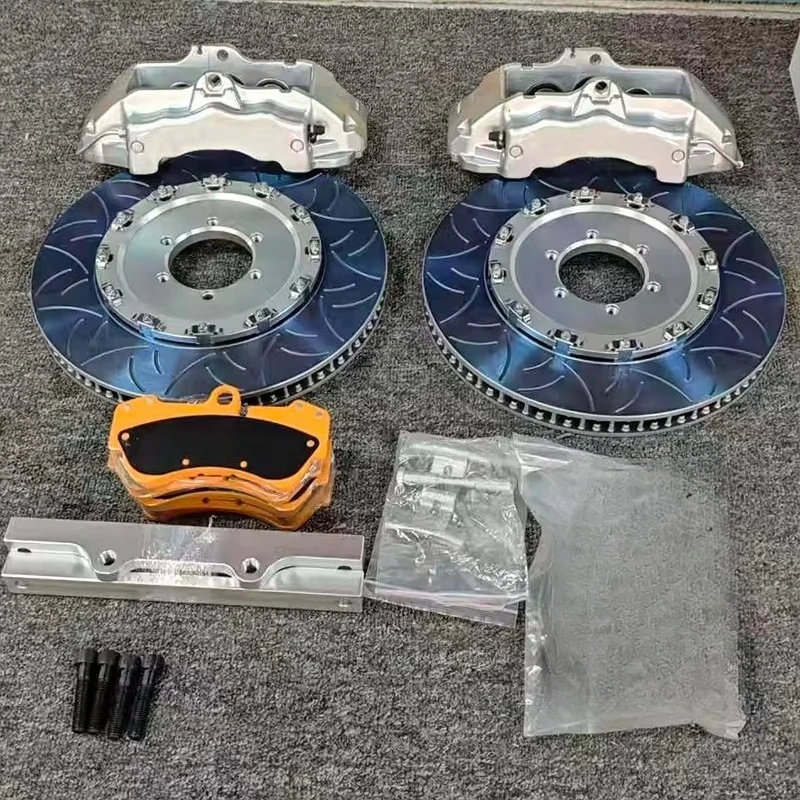 New Velocette Performance Drilled & Slotted Steel Brake Rotors Kit for Hilux Fortuner Prado