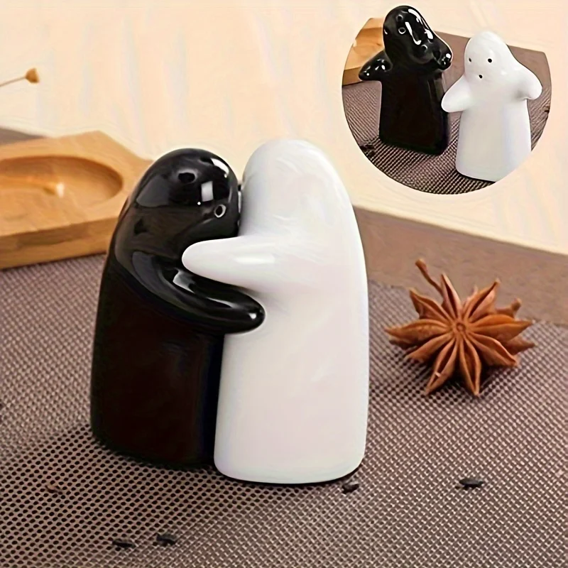 

Embrace The Little Man Ceramic Pepper Bottle Warm Hug Wedding Gift Seasoning Jar Creative Value Models Wedding Favours