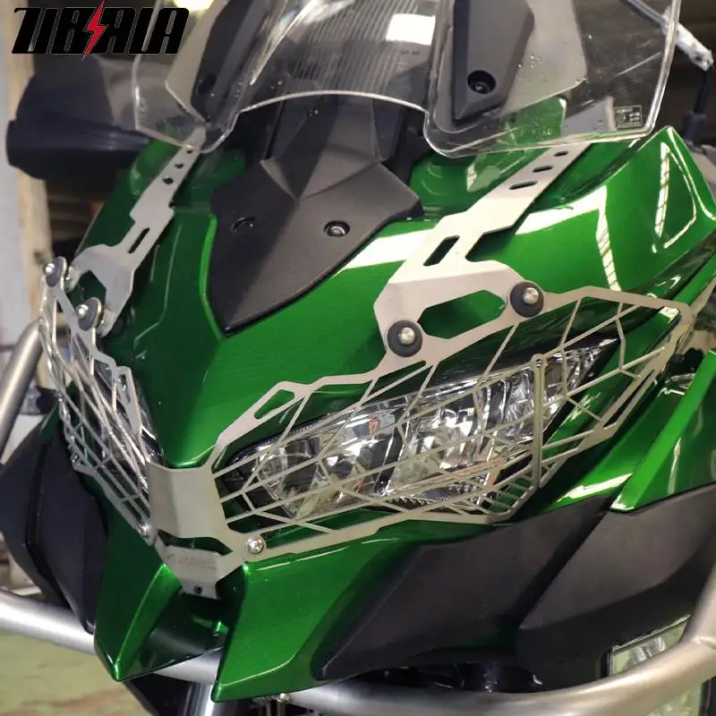 For KAWASAKI VERSYS1000 KLE1000 2019-2023 Headlight Protector Guard Front Lamp Guards Cover Net Bracket Protect Versys 1000
