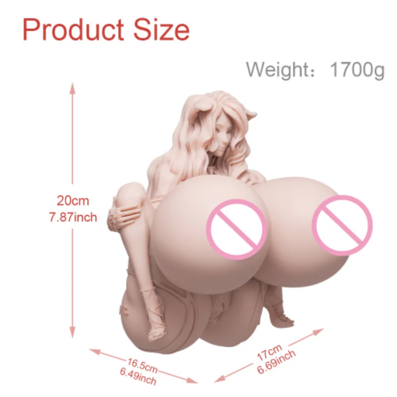 Beurre d'amour en silicone pour hommes, seins énormes, chatte sexy, vagin réaliste, double canaux, masturbateur masculin, jouets sexuels pour adultes