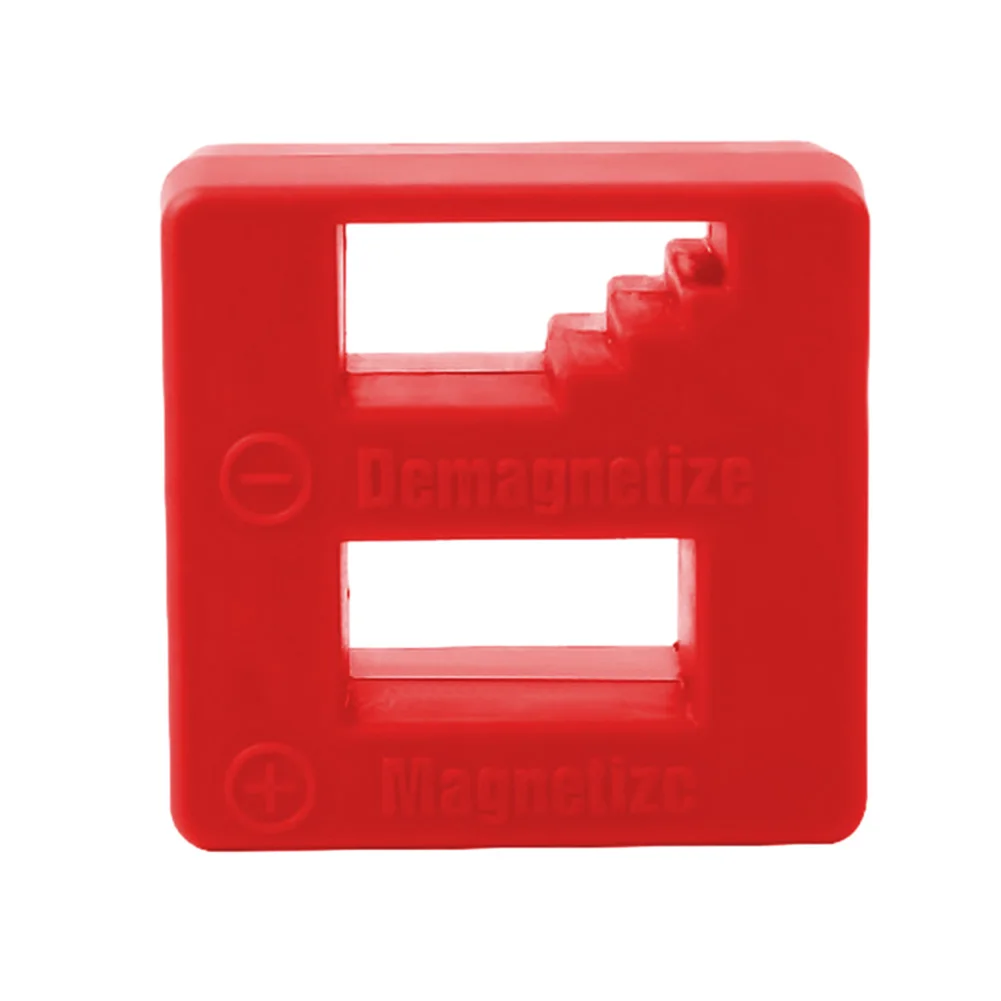 Magnetizer Demagnetizer Accessories Change Magnetism Tool Plastic Portable.lightweight Red 1PC 2 In 1 53*50*29mm