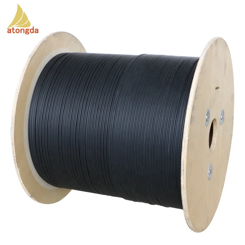 

G657A2 FTTH Drop Cable 1 Core Fiber Optic Cable LSZH Two FRP