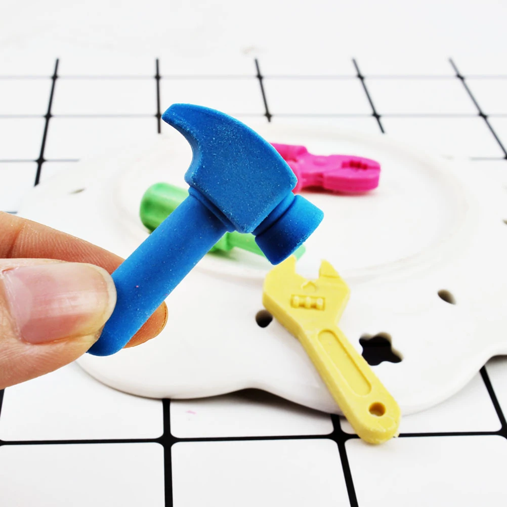

4 Pcs Eraser Kids Pencil Erasers Toys Novelty for Pencils School Supplies Cartoon