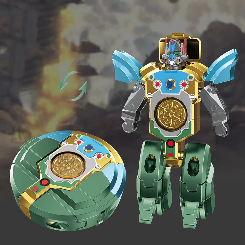 تململ التحول روبوت الإصبع الدوران لعب الأطفال سبينر الضغط الميكانيكية فنجر الدوران لعبة سطح المكتب الغزل لعبة