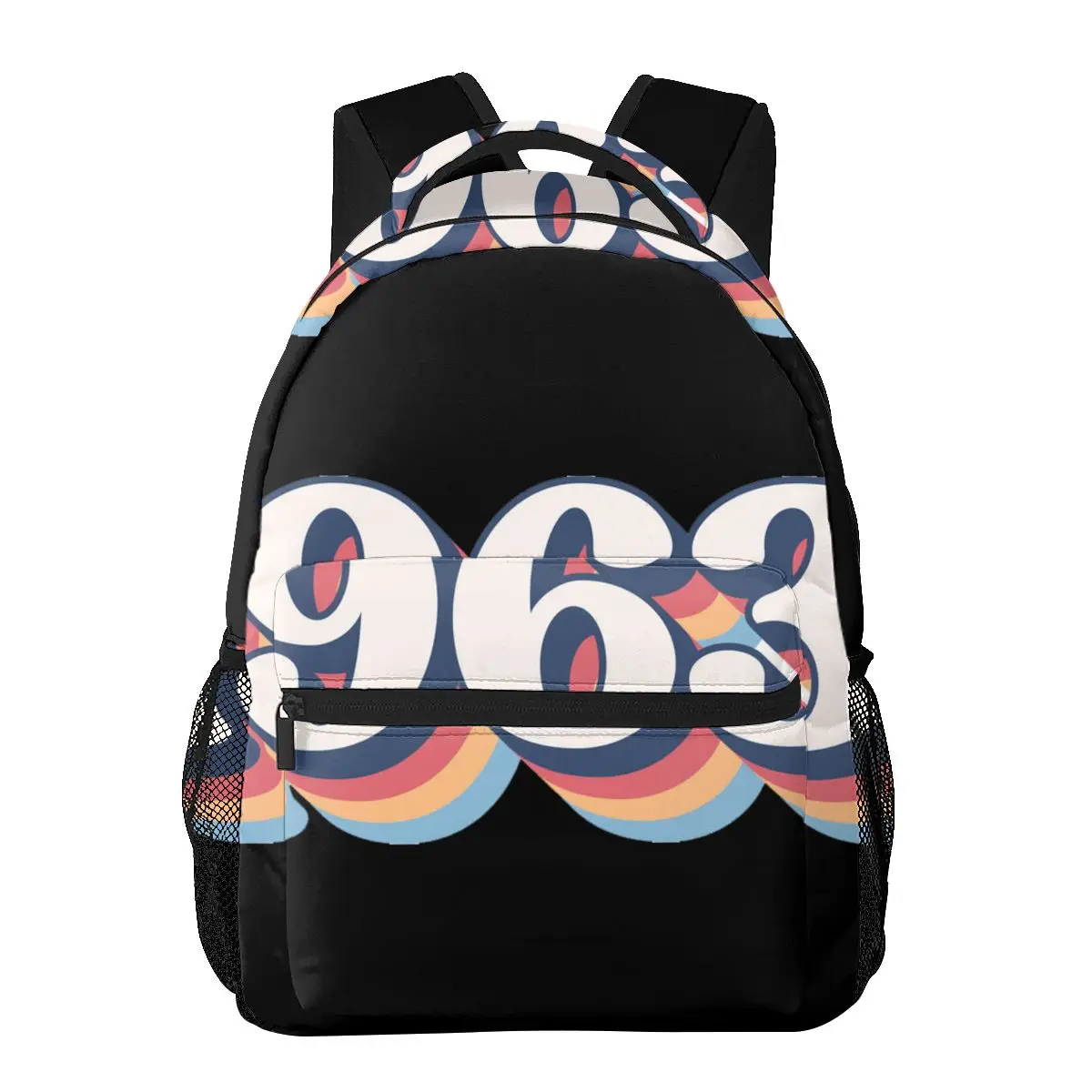 1963 Logo Casual Backpack Unisex Students Leisure Travel Computer Backpack