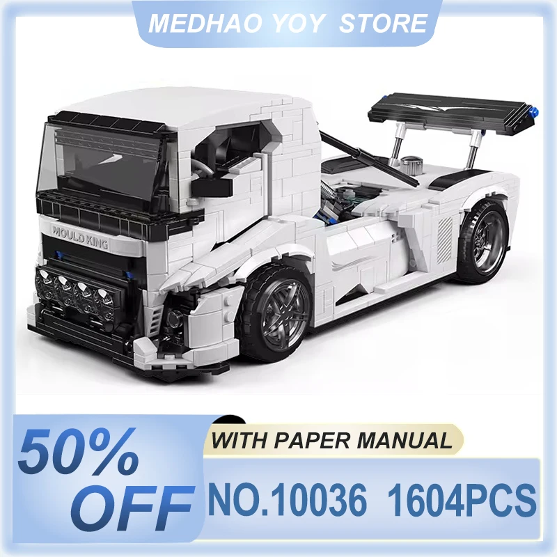

Mould King 10036 Technical Toys Knight Truck Building Block Desk Orn Puzzle Assembly Truck Brick Creative Kid Christmas DIY Gift