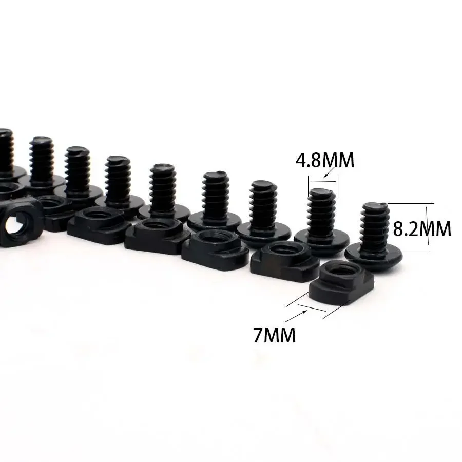 10 Pack M-LOK Screw and Nut Replacement Set for Rail Sections - with Wrench