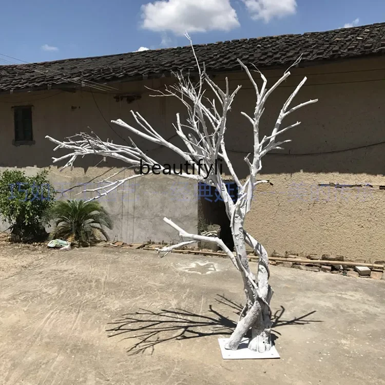 Simulation dead tree large dead tree trunk real trunk fake prop tree hotel decoration