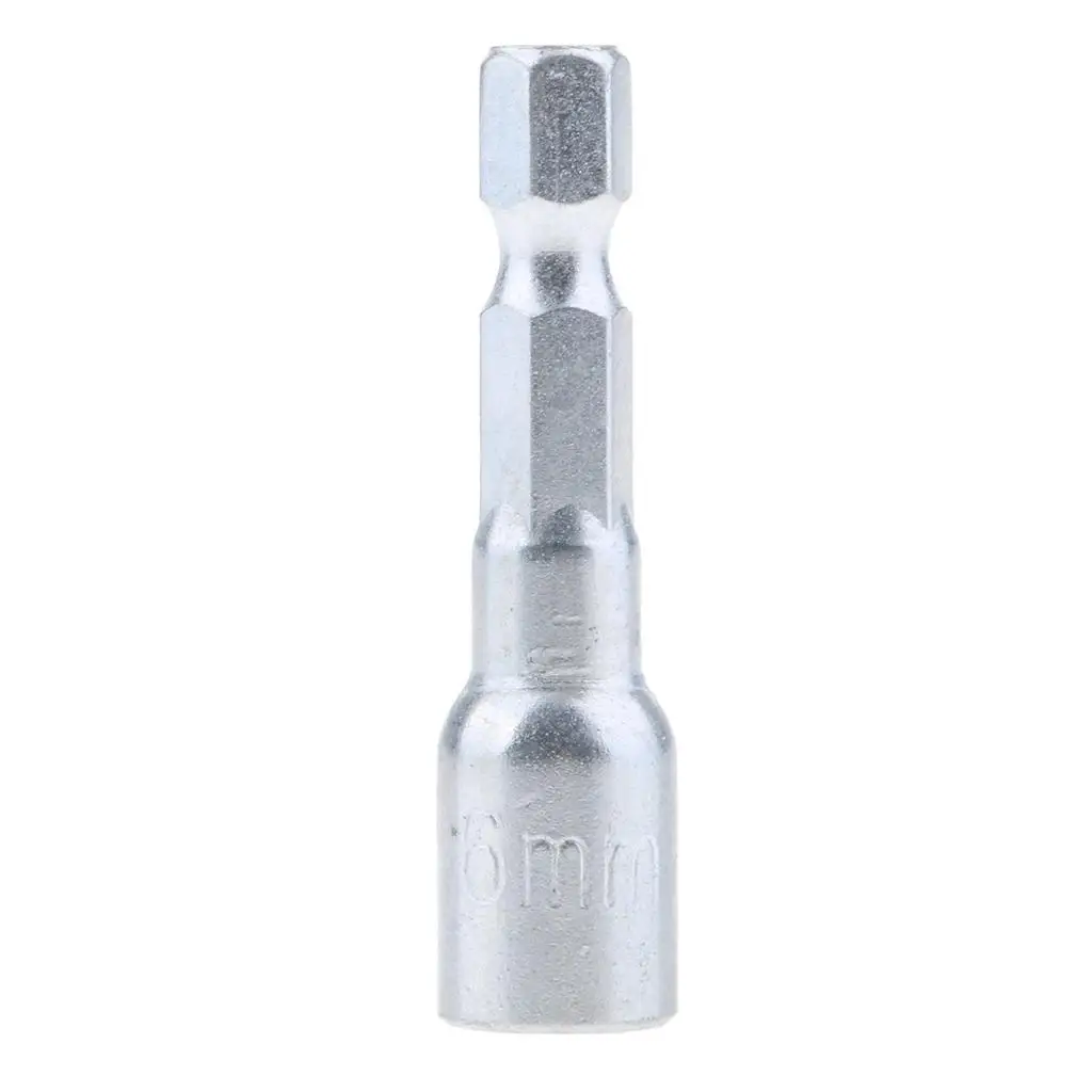 Silver Alloy Tyre Screw Stud 6mm Diameter Heavy Duty Screw Install Tool for Car Winter Traction