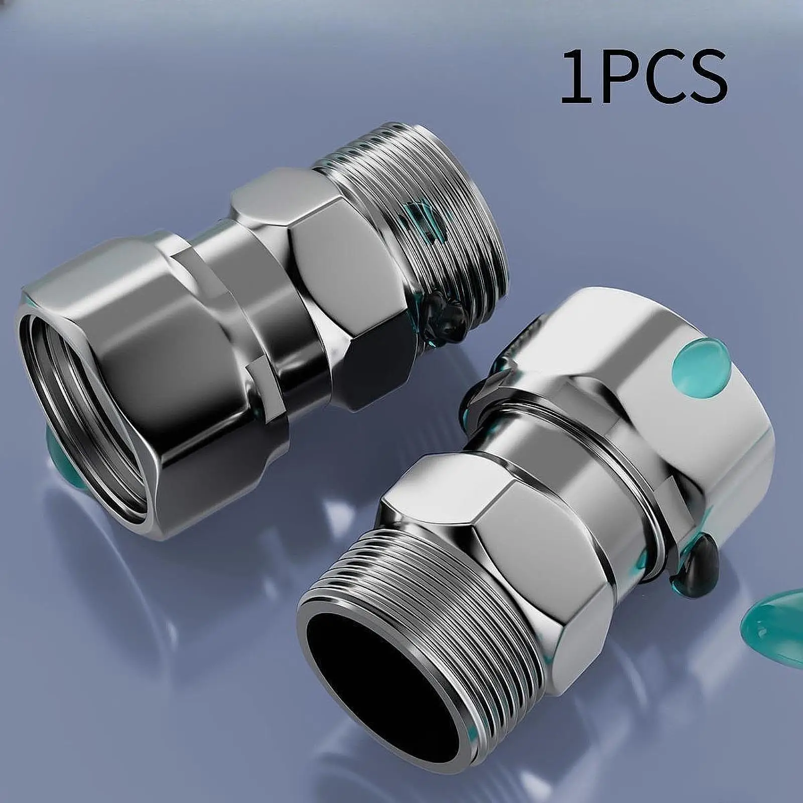 Removable Hexagonal Cap Angle Valve Connector 1/2 Inch Stainless Steel for Water Flow Control