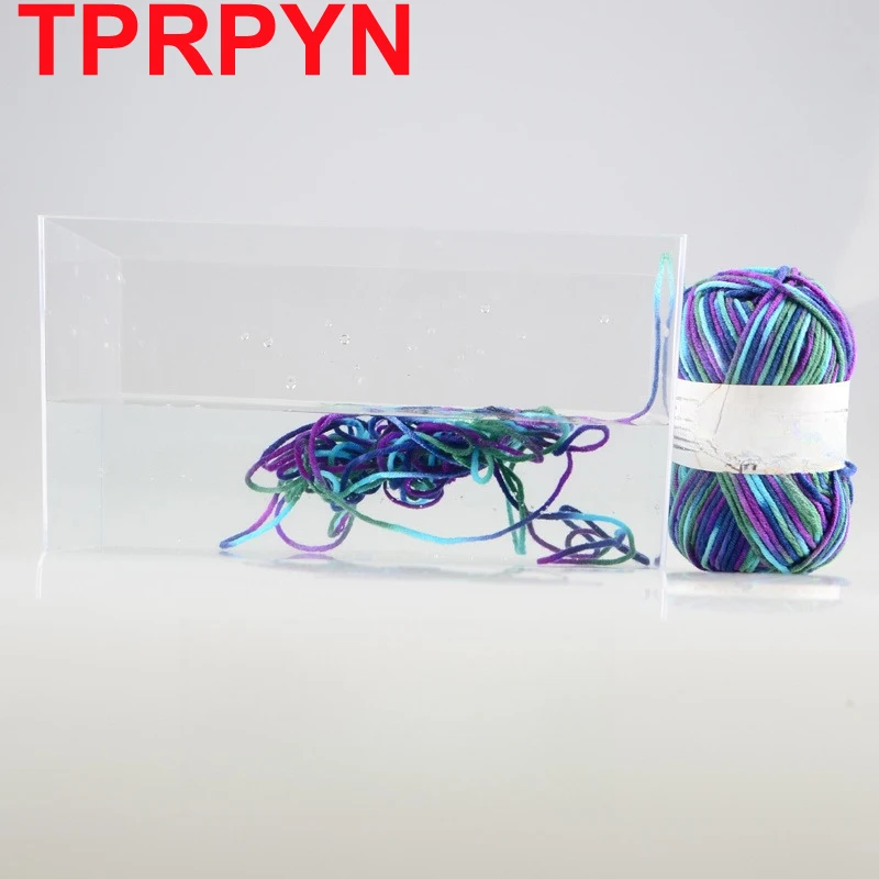 2Pcs total 100g Hand knitting Milk Cotton yarn section dyed Crochet Yarn Hook Shoes bag line Knit sweater blanket threads