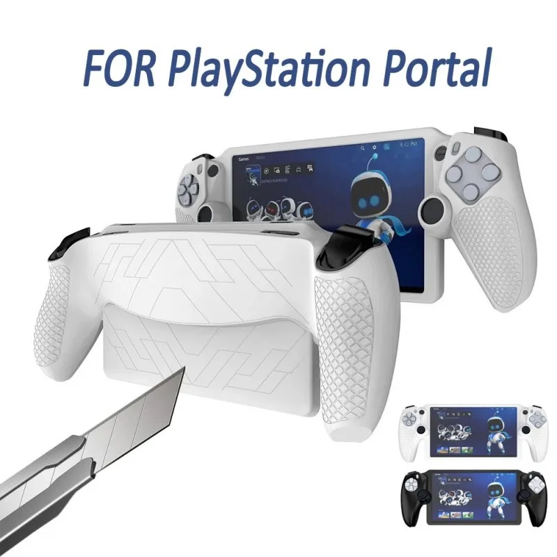 

Customized Case For PS5 Portal Protective Cover 360Degree Full Coverage Non-Slip Skin Housing Accessories For PlayStation Portal