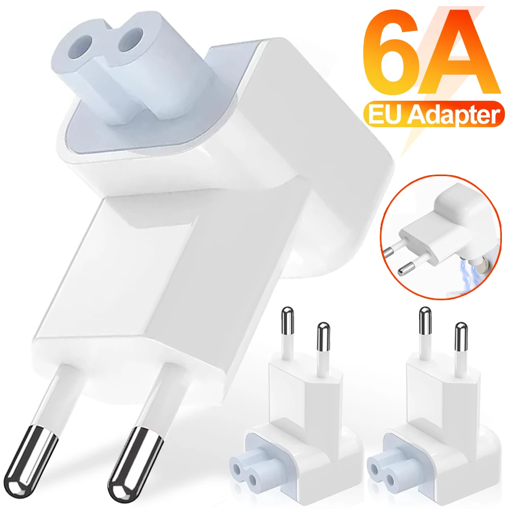 5-1PCS EU Plug Laptop Adapter Suitable for Apple MacBook 45W Magsafe 60/85W Travel Charger Adapter Wall Outlet for IPad Pro Air