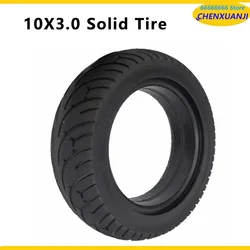 10x3.00 Solid Tire 10 Inch Tyre Thickened Explosion Proof Outer Tube for KuGoo M4 Pro Electric Scooter Compatible 255X80 80/65-6