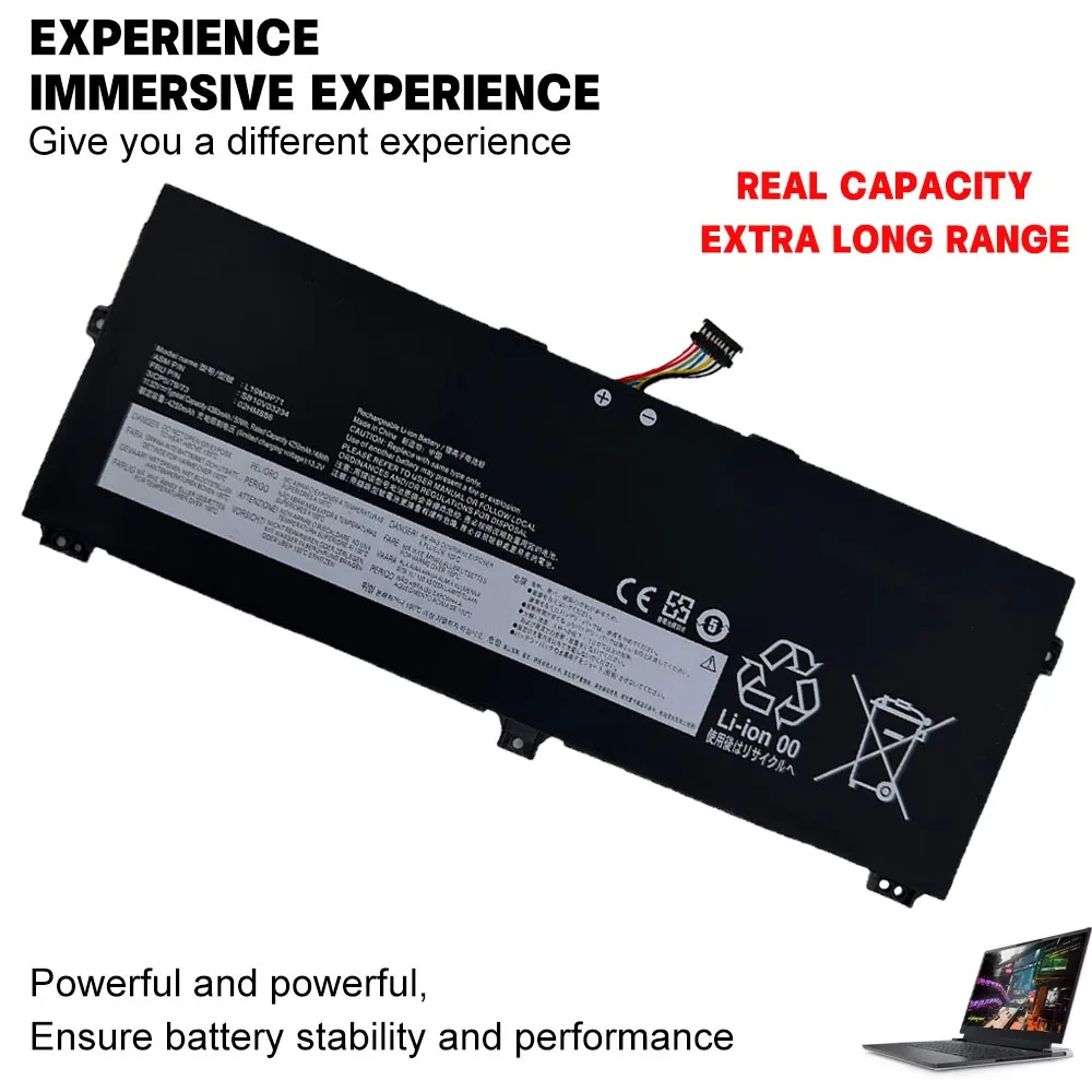 High Quality L18L3P72 L18M3P72 L18S3P72 L19M3P71 02DL022 Battery 11.52V 50Wh for Lenovo ThinkPad X390 Yoga X13 Yoga Gen 1