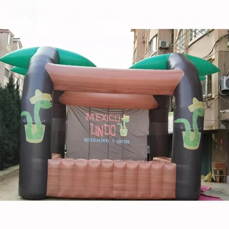 Custom Made Food Pavilion, Stand Kiosk Inflatable Booth Outdoor Advertising Used,giant Inflatable Coconut Tent