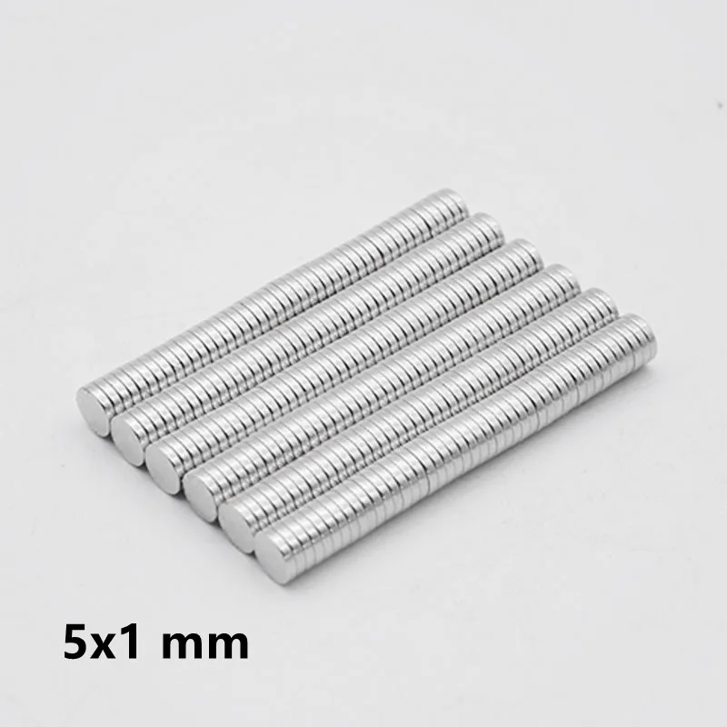 80~3000pcs 5x1 mm Mini Small Circular Magnets 5mmx1mm N35 Neodymium Magnet strong Dia 5x1mm Permanent NdFeB Magnets Disc 5*1 mm