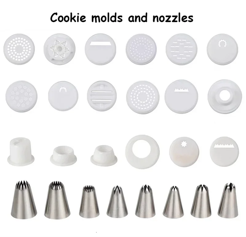 Automatic Cookie Making Machine With Different Molds 220V Mini Cookie And Noodles Forming Tools Home Use